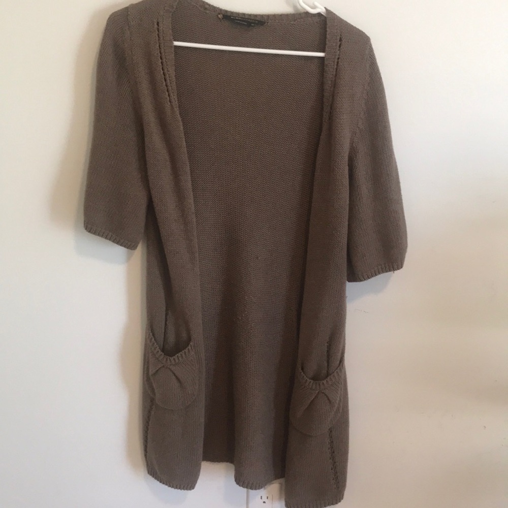 Quarter sleeve oversized BCBG cardigan